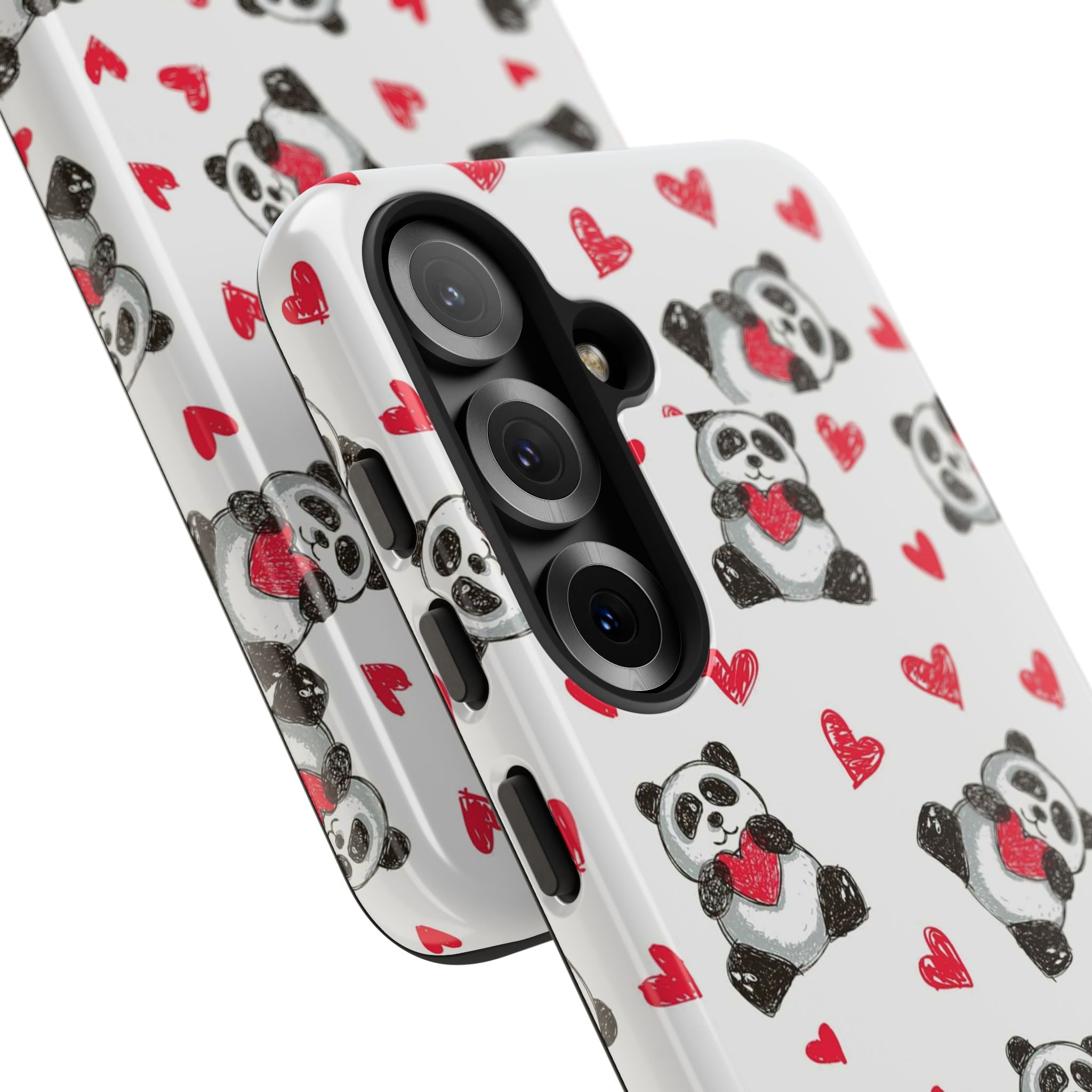 Cute Panda Pattern Phone Case — Tough Cases