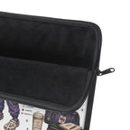 Cute Raccoon Nurse Laptop Sleeve — Nursing Student Gift, Scrubs & Coffee Design