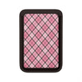 Pink Plaid Vegan MagSafe Wallet - Card Holder for iPhone