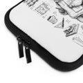 Architect Raccoon Laptop Sleeve — Sketch-Style Protective Case for Students & Designers