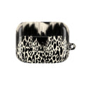 Leopard Print AirPod Case — Black & Ivory Chic Protective Cover