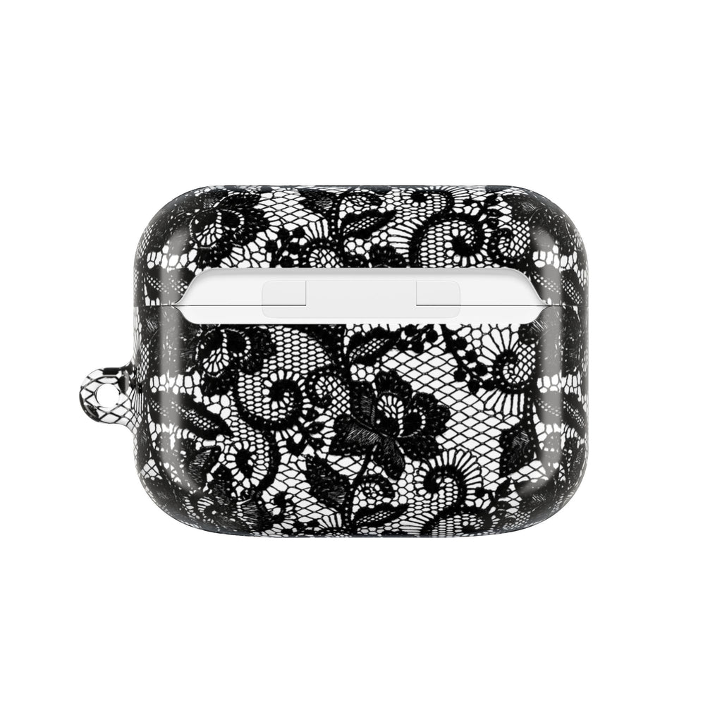 Black Floral Lace - AirPod Case