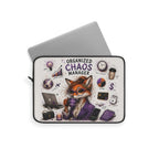 Organized Chaos Manager Laptop Sleeve — Fox Office Humor Protective Case