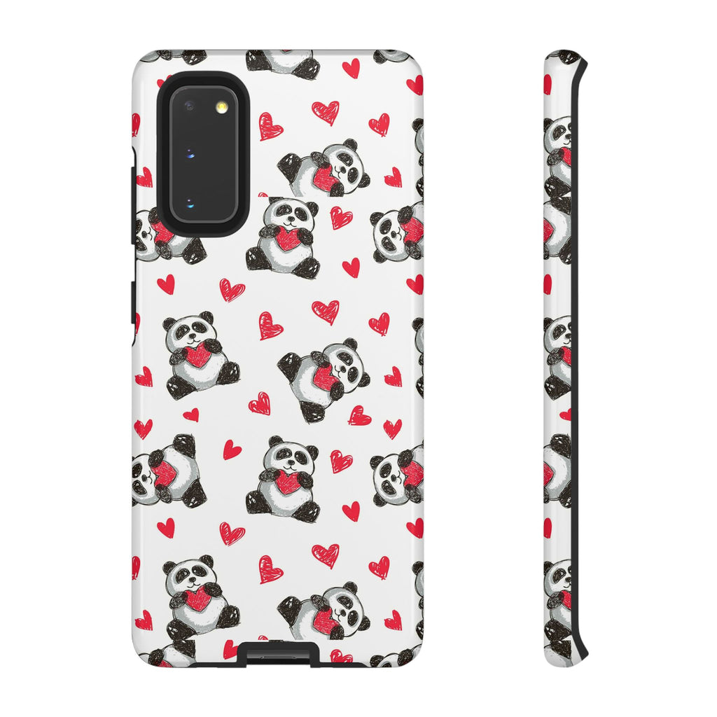 Cute Panda Pattern Phone Case — Tough Cases