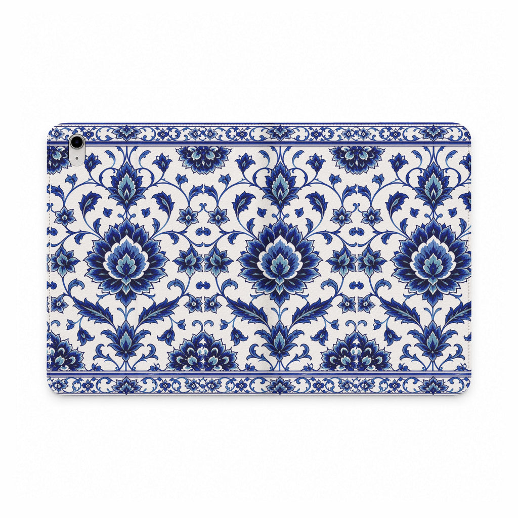 Blue Floral Tablet Folio Case