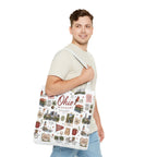 Ohio Illustrated Tote Bag — All-Over-Print Travel & Gift Tote