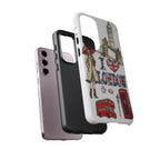 I Love London Illustrated Collage phone case | Tough Case