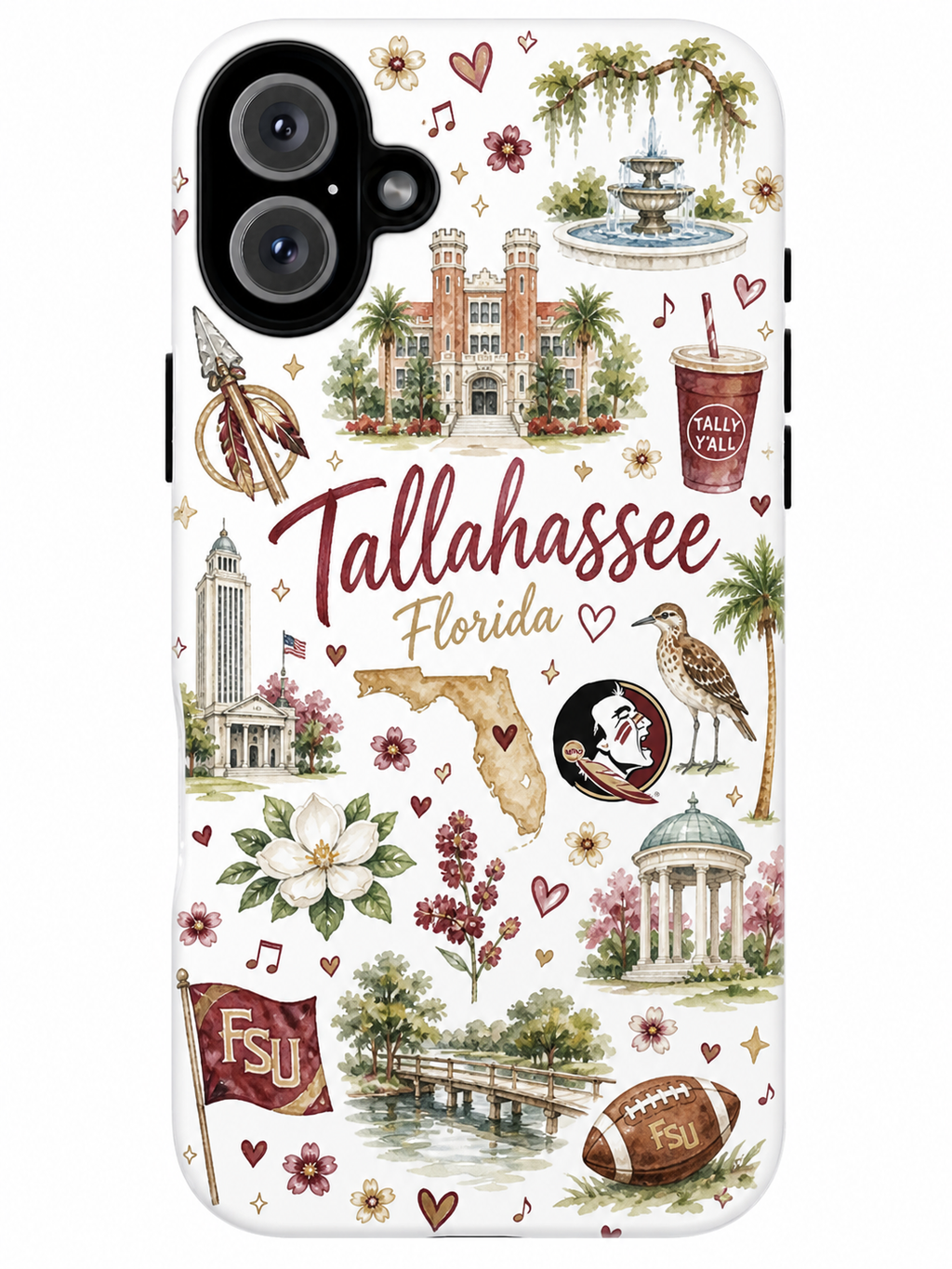 Tallahassee Florida Phone Case — 'Tough Cases' Protective Phone Cover