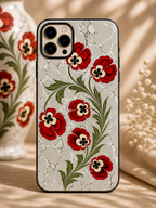 Floral Vintage Red Poppy Tough Phone Case