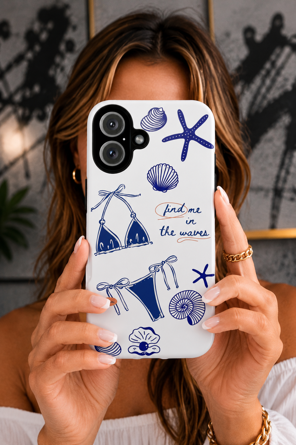 Find Me in the Waves - Summer Shells Design