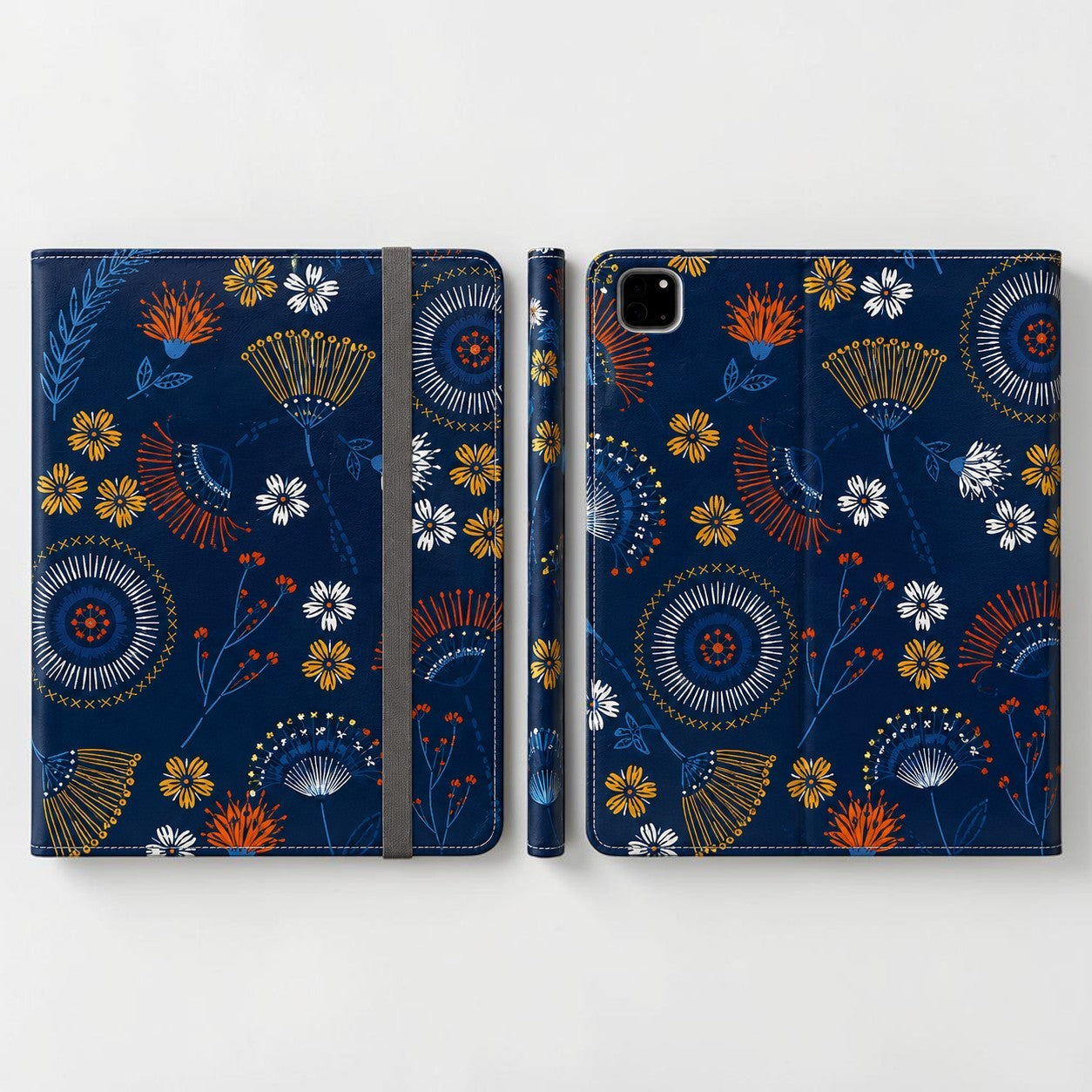 Midnight Wildflower - Tablet Folio Case