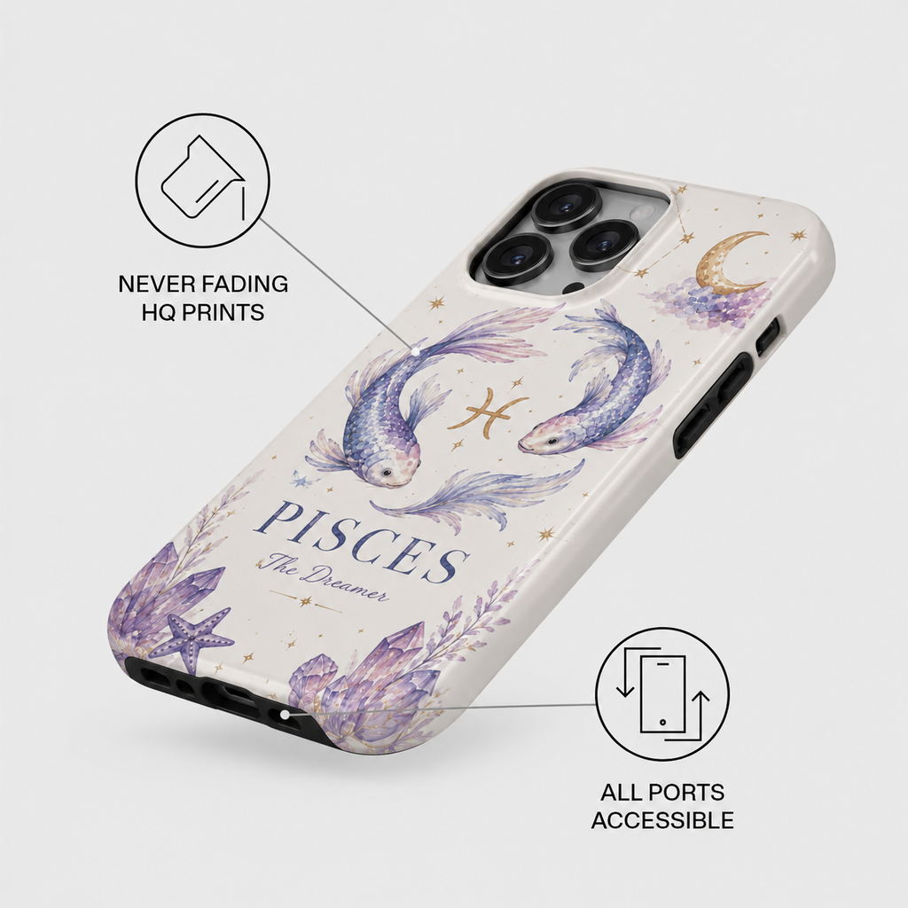 Pisces Zodiac Phone Case