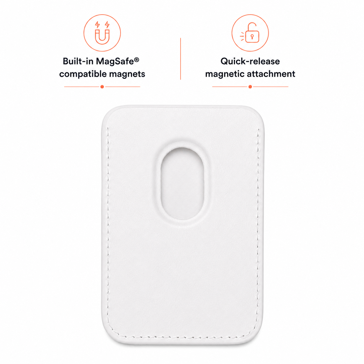 Wild Grace - Vegan MagSafe Card Wallet
