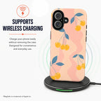 Retro Yellow Cherry - Phone Case