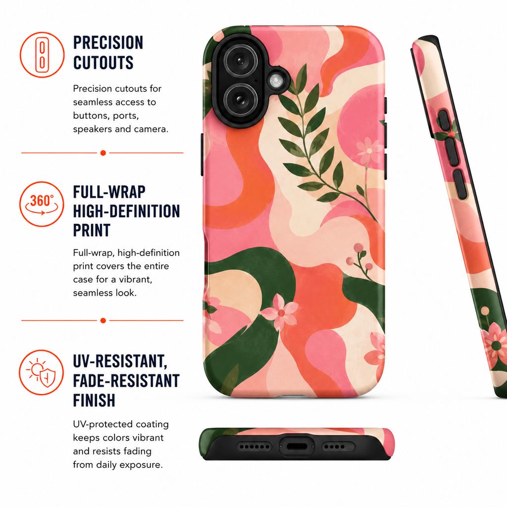 Floral Fluidity - Phone Case