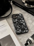 Black Lace - Phone Case