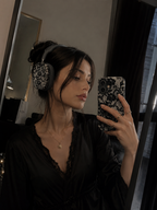 Black Lace - Phone Case
