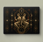Gemini Zodiac Twins - Clear MacBook Case