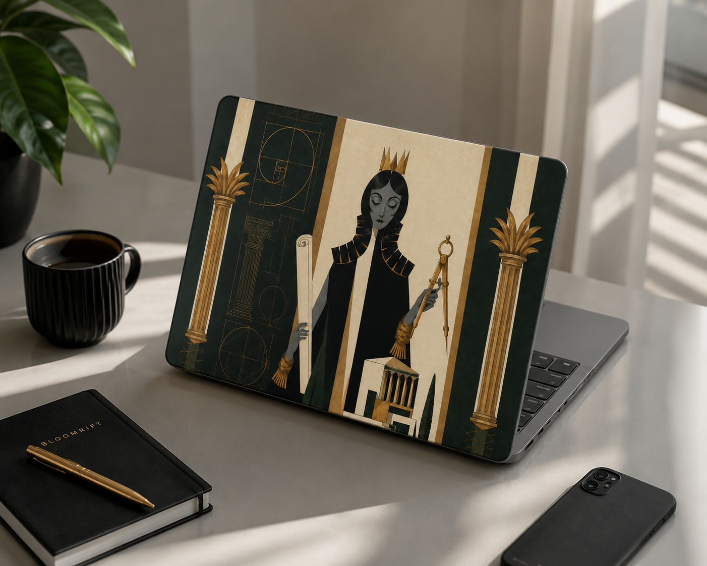 Architectural Goddess - Clear MacBook Case