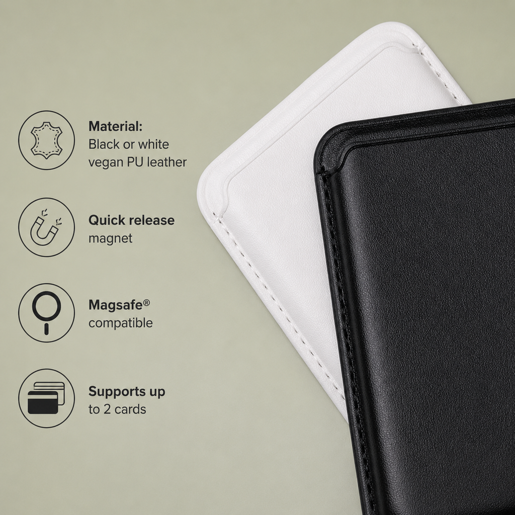 Wild Grace - Vegan MagSafe Card Wallet
