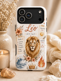 Leo Zodiac Phone Case — Lion Constellation Astrology Tough Case