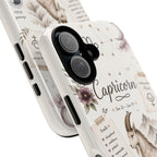 Capricorn Zodiac Phone Case – Rustic Astrological Goat Design