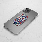Koi Fish Phone Grip — Red & Blue Decorative Click-On Phone Stand
