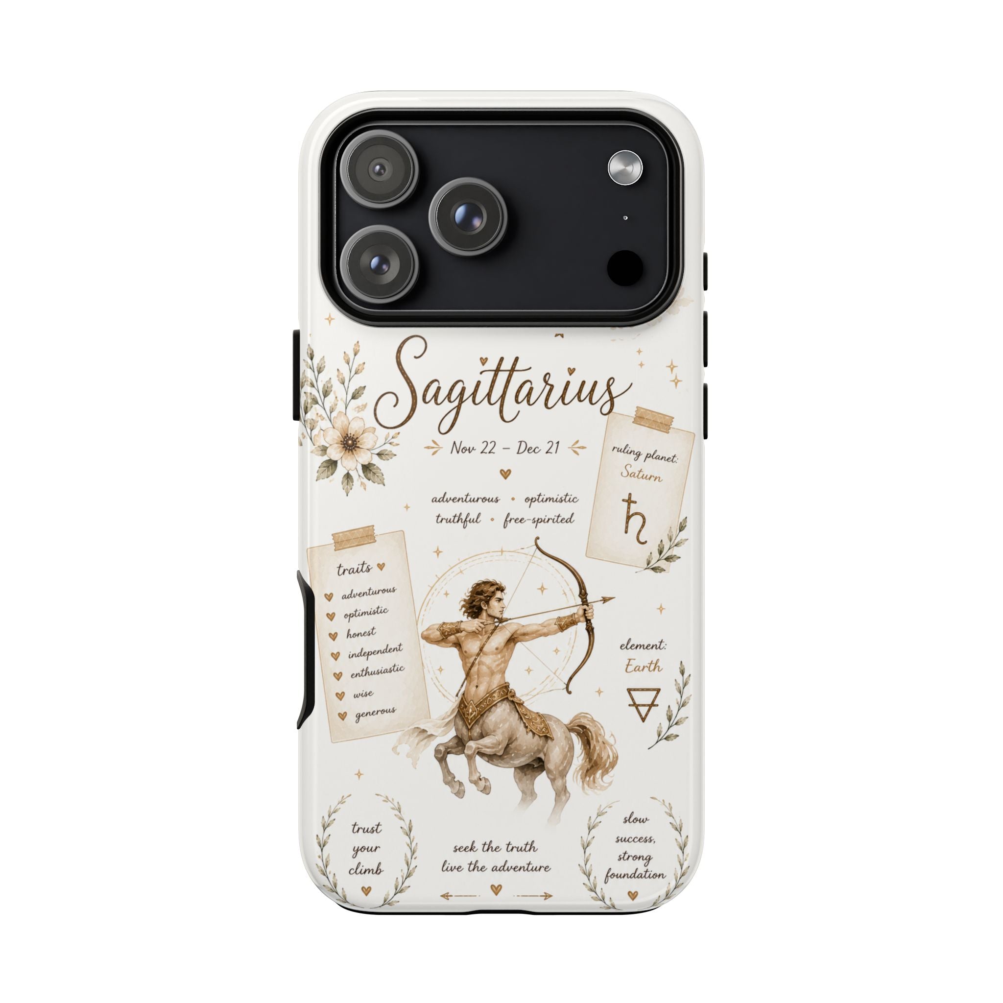 Sagittarius Zodiac Phone Case – Celestial Archer Astrology Design