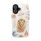 Leo Zodiac Phone Case — Lion Constellation Astrology Tough Case