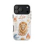 Leo Zodiac Phone Case — Lion Constellation Astrology Tough Case