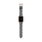 Lace Pattern Watch Band — Black Floral Lace Apple Watch Strap