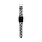 Lace Pattern Watch Band — Black Floral Lace Apple Watch Strap
