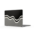 Flujo monocromático - Funda transparente para MacBook