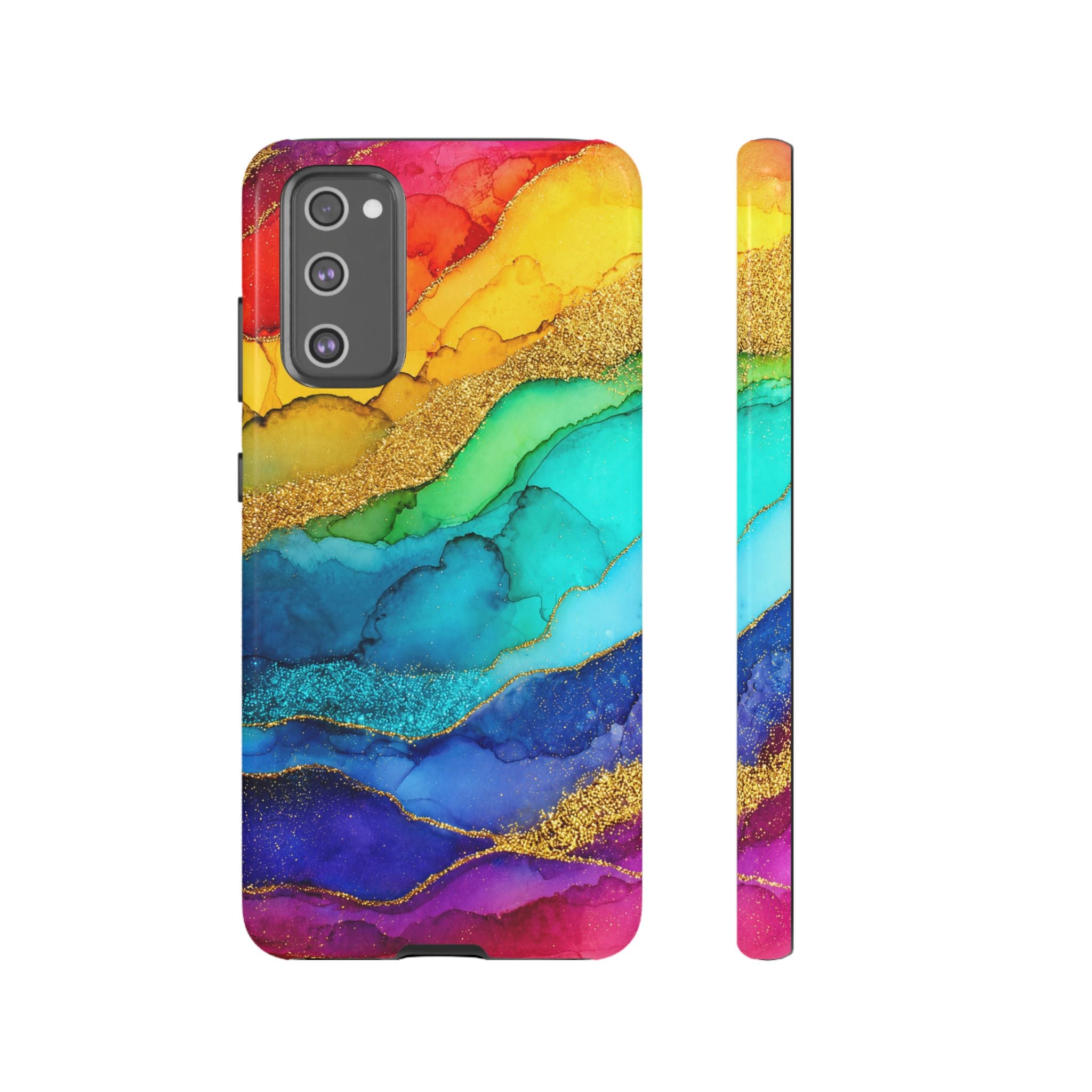 Gold Resin Wave - Phone Case