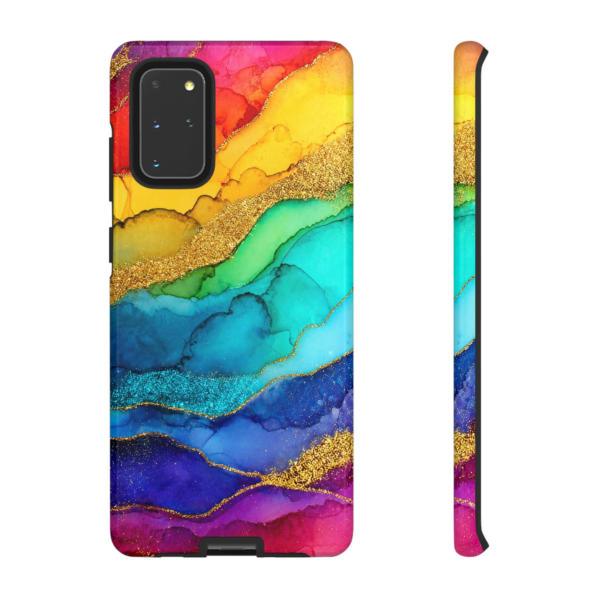 Gold Resin Wave - Phone Case
