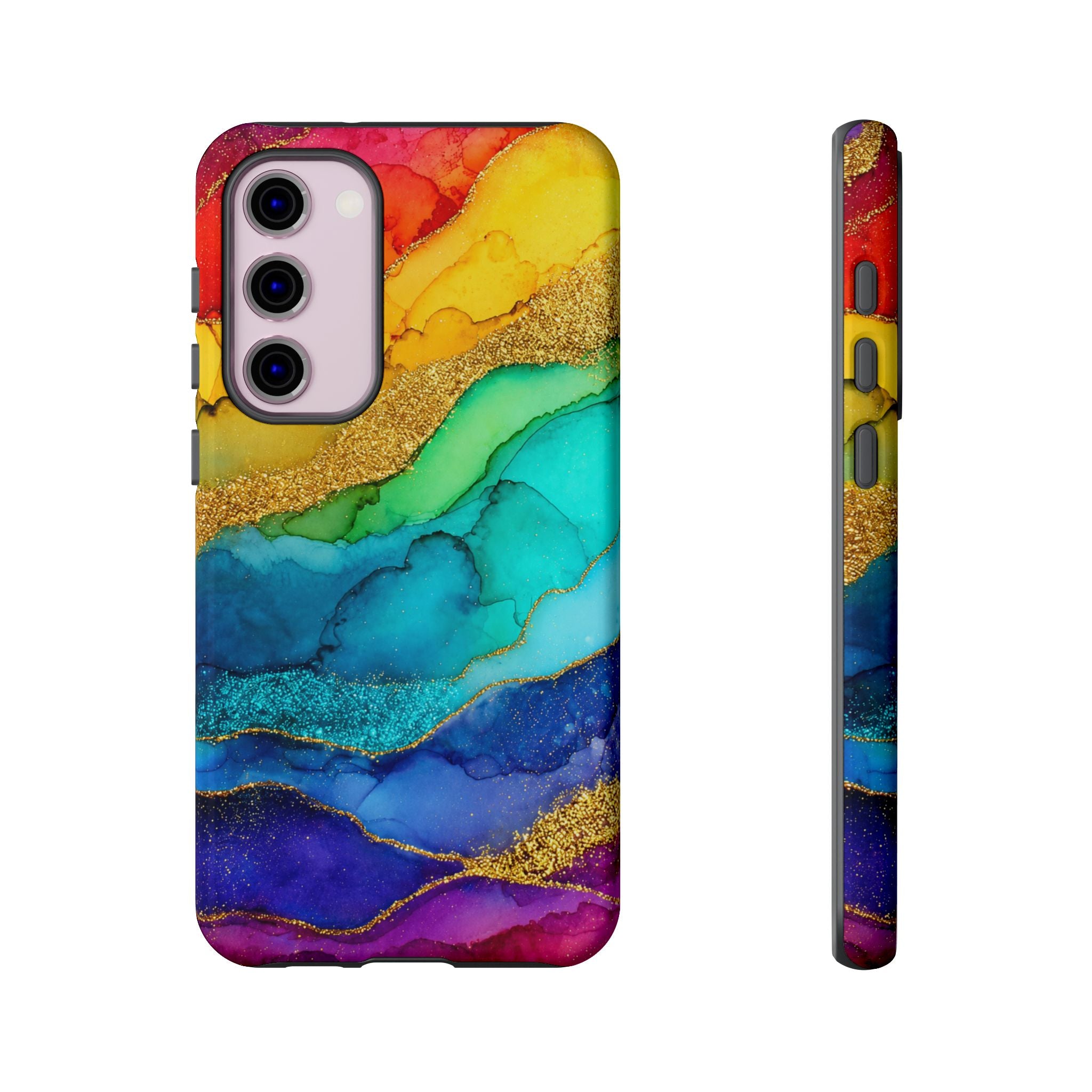 Gold Resin Wave - Phone Case