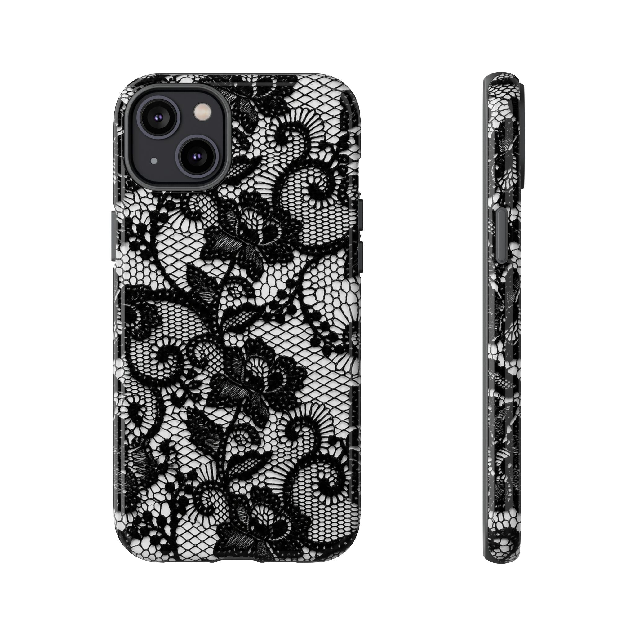 Black Lace - Phone Case