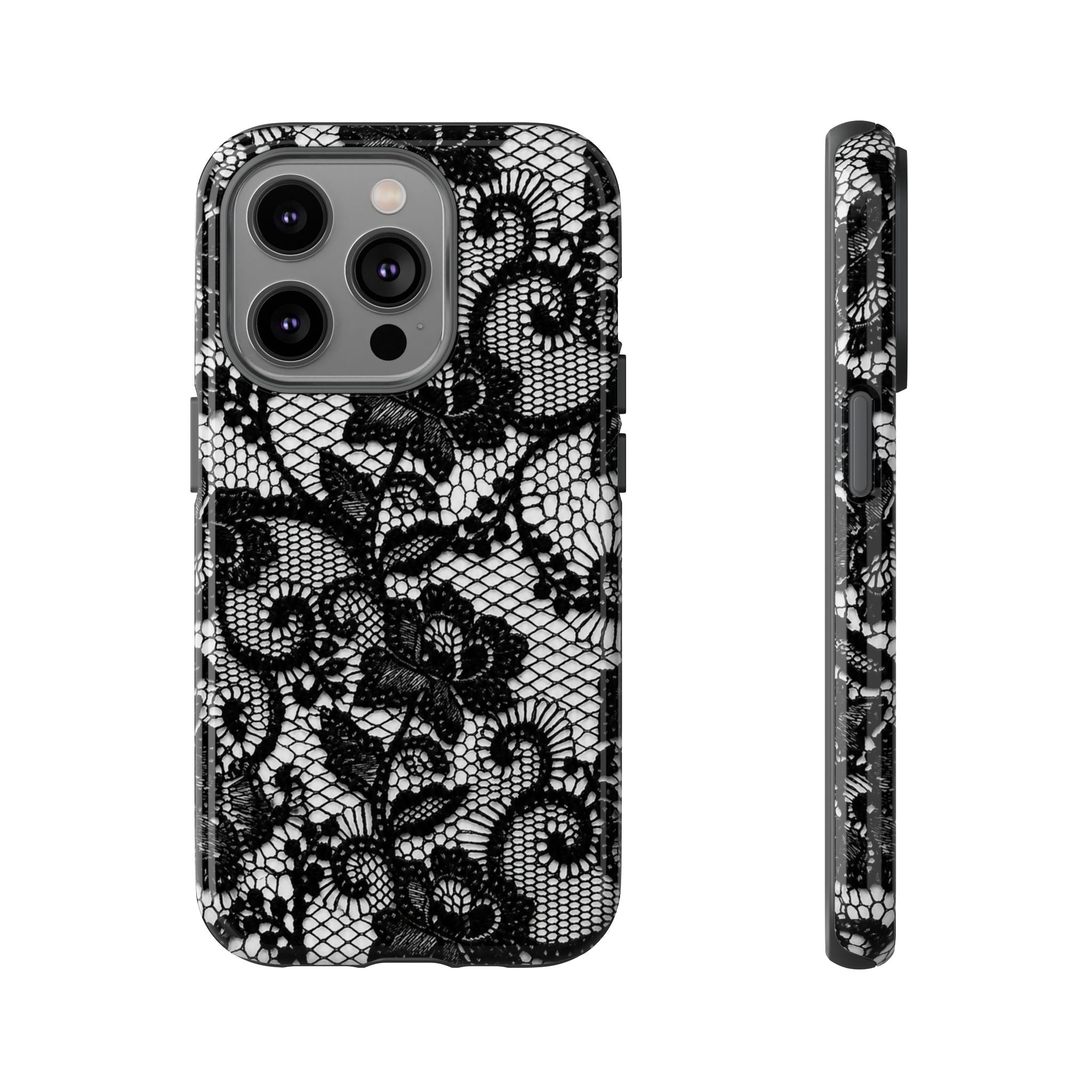 Black Lace - Phone Case