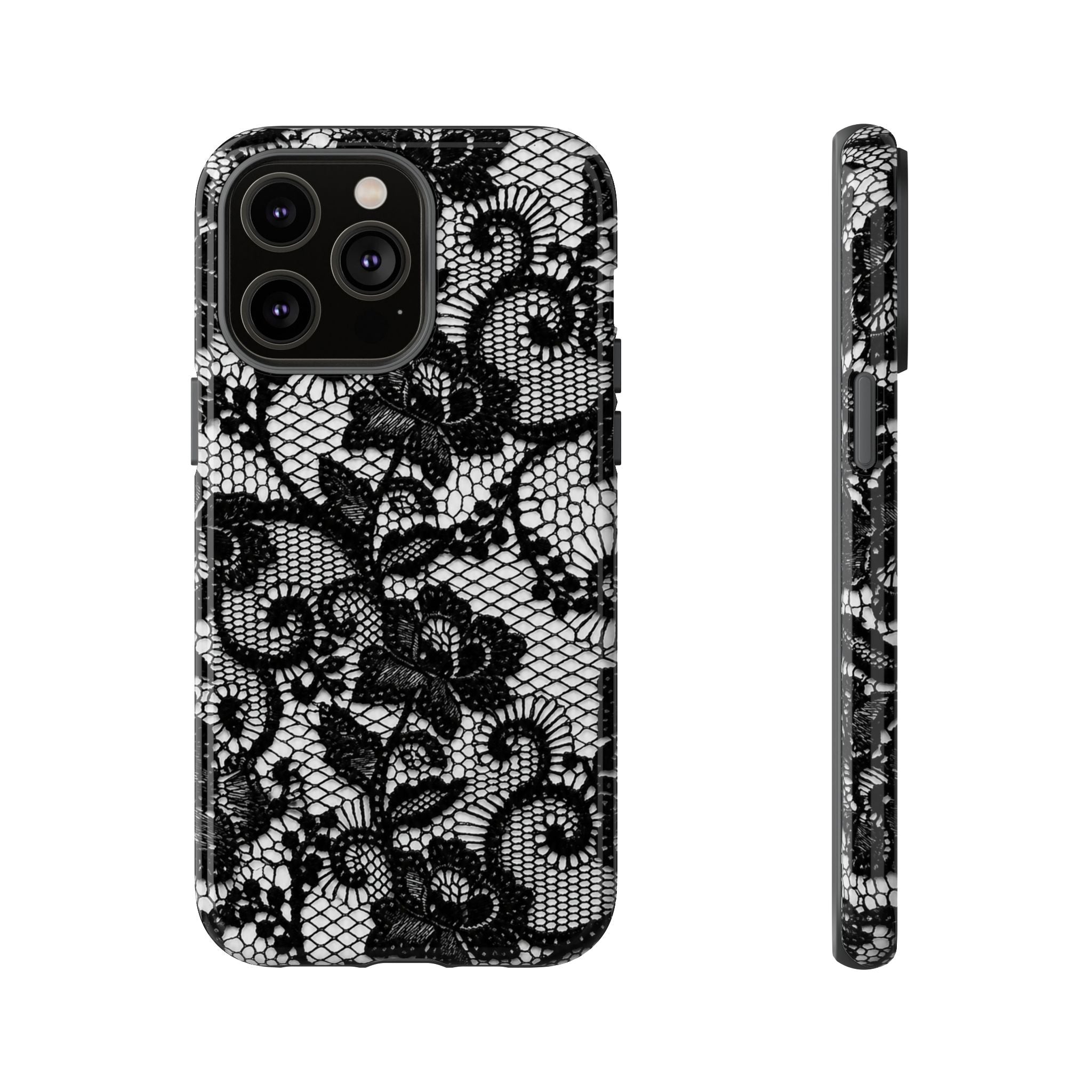 Black Lace - Phone Case