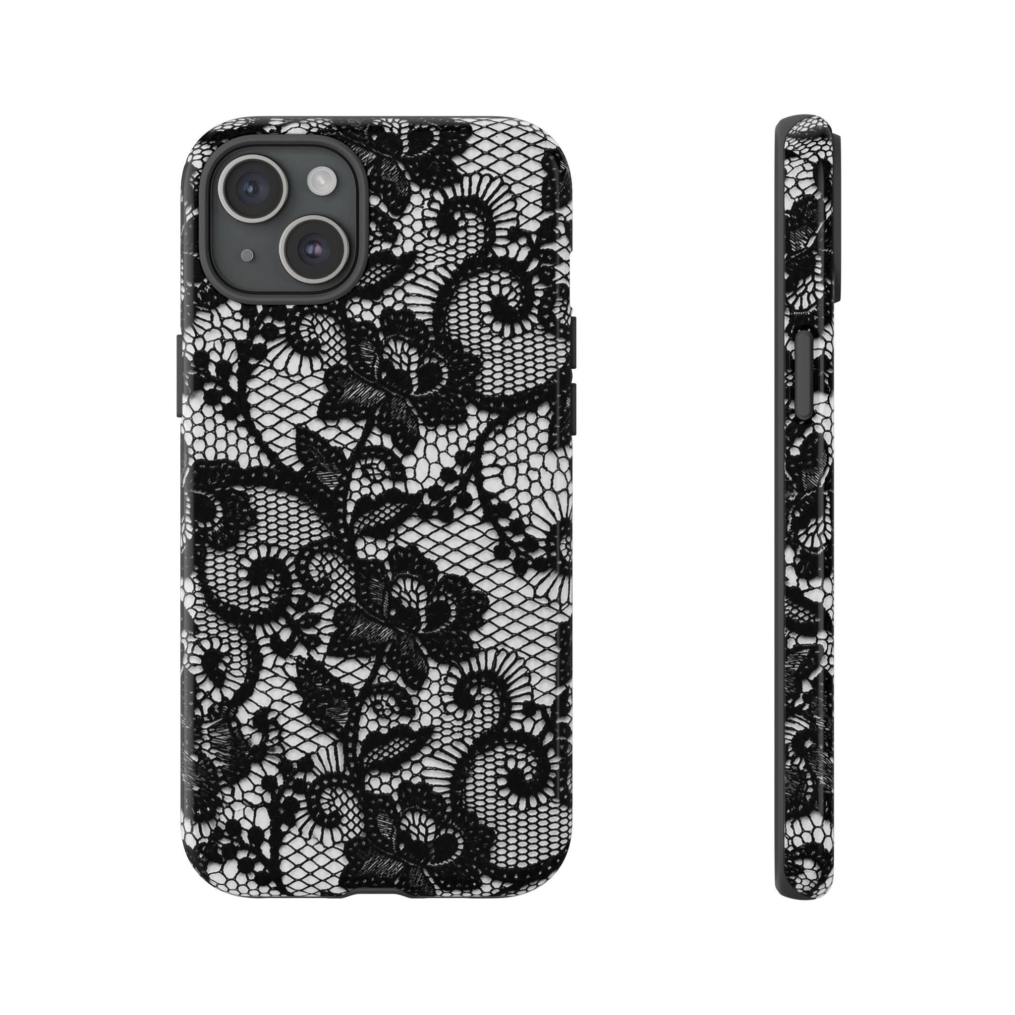Black Lace - Phone Case