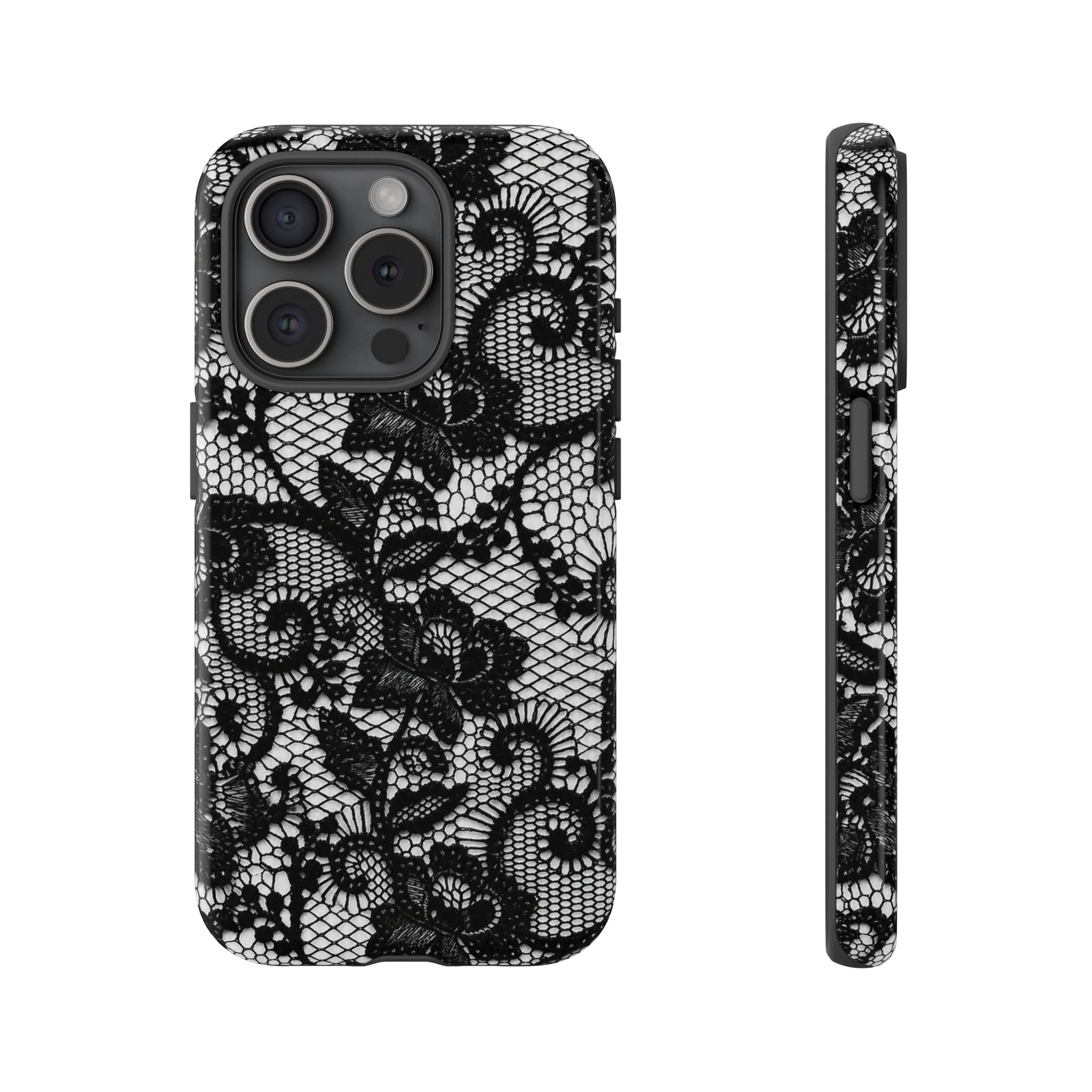 Black Lace - Phone Case