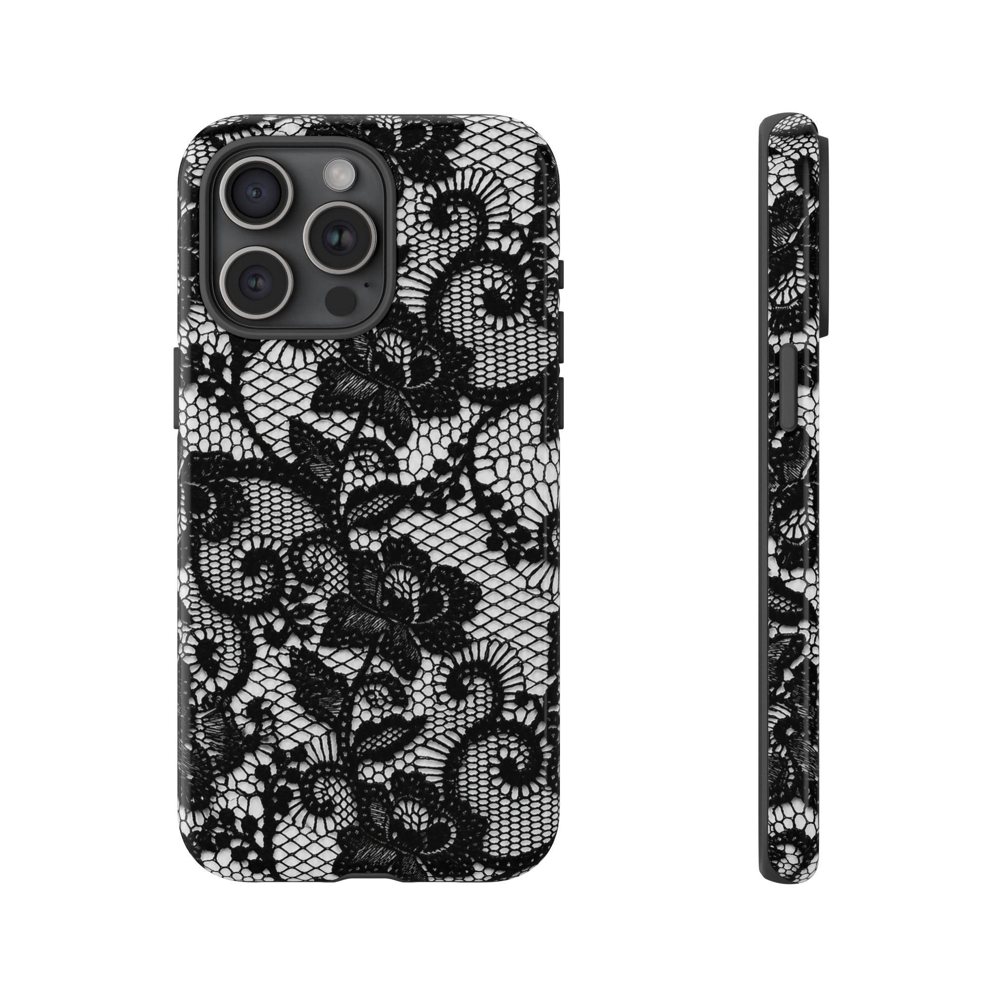 Black Lace - Phone Case