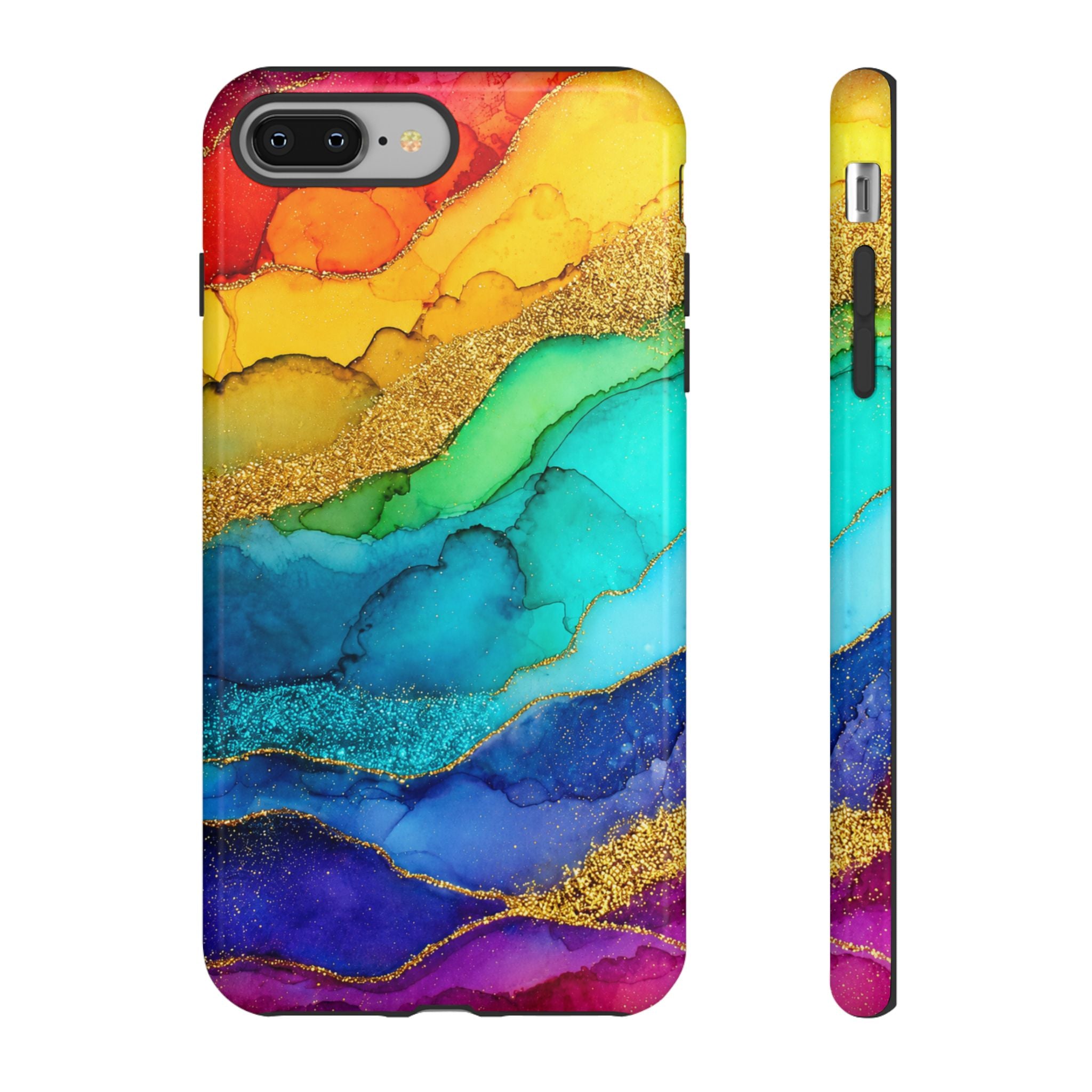 Gold Resin Wave - Phone Case