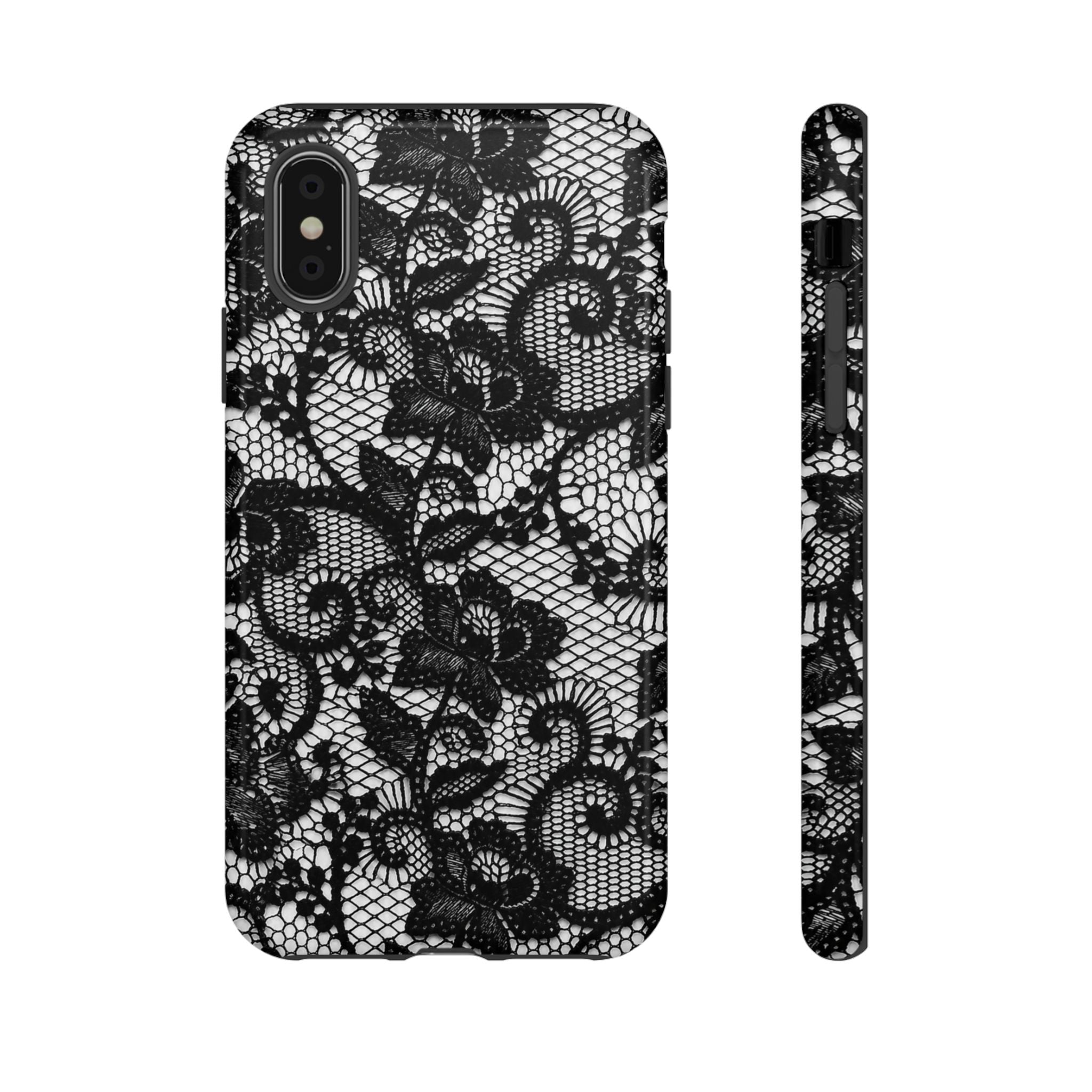 Black Lace - Phone Case