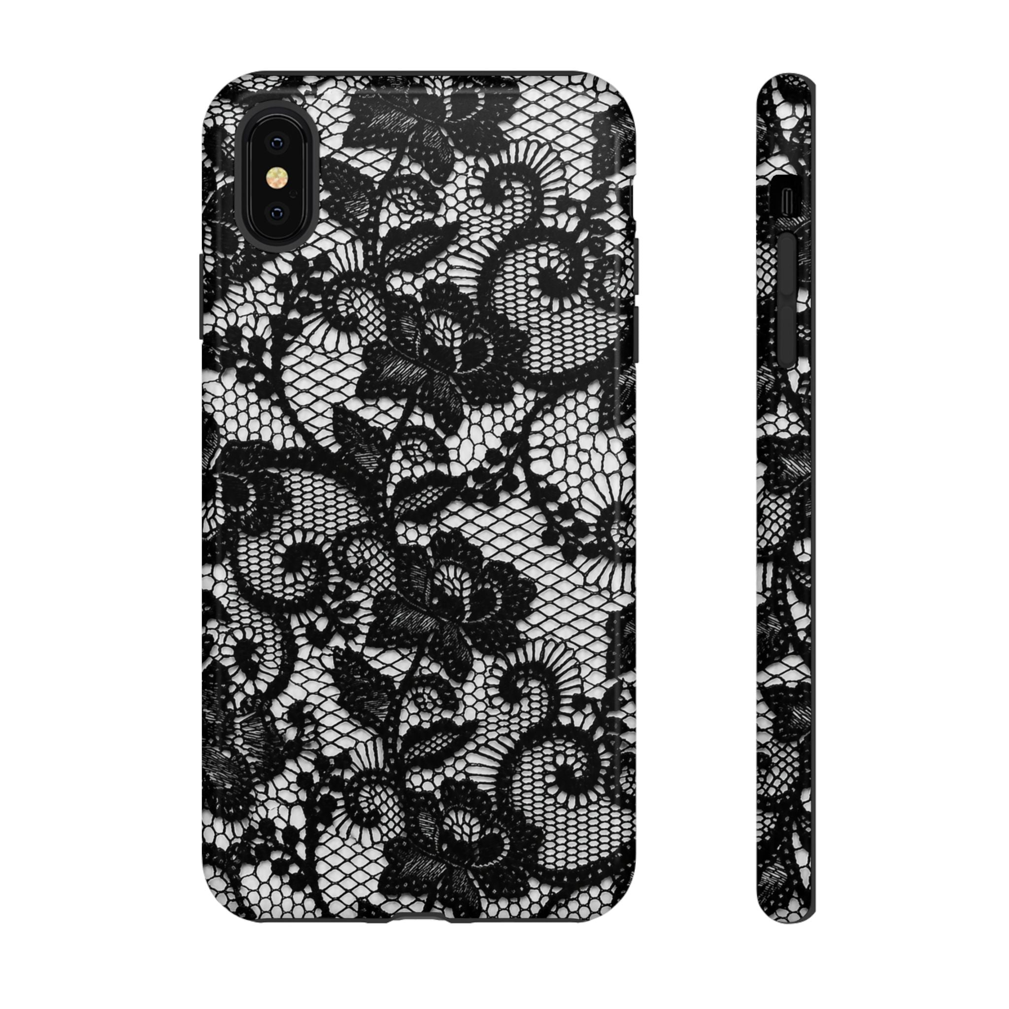 Black Lace - Phone Case