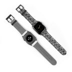 Lace Pattern Watch Band — Black Floral Lace Apple Watch Strap