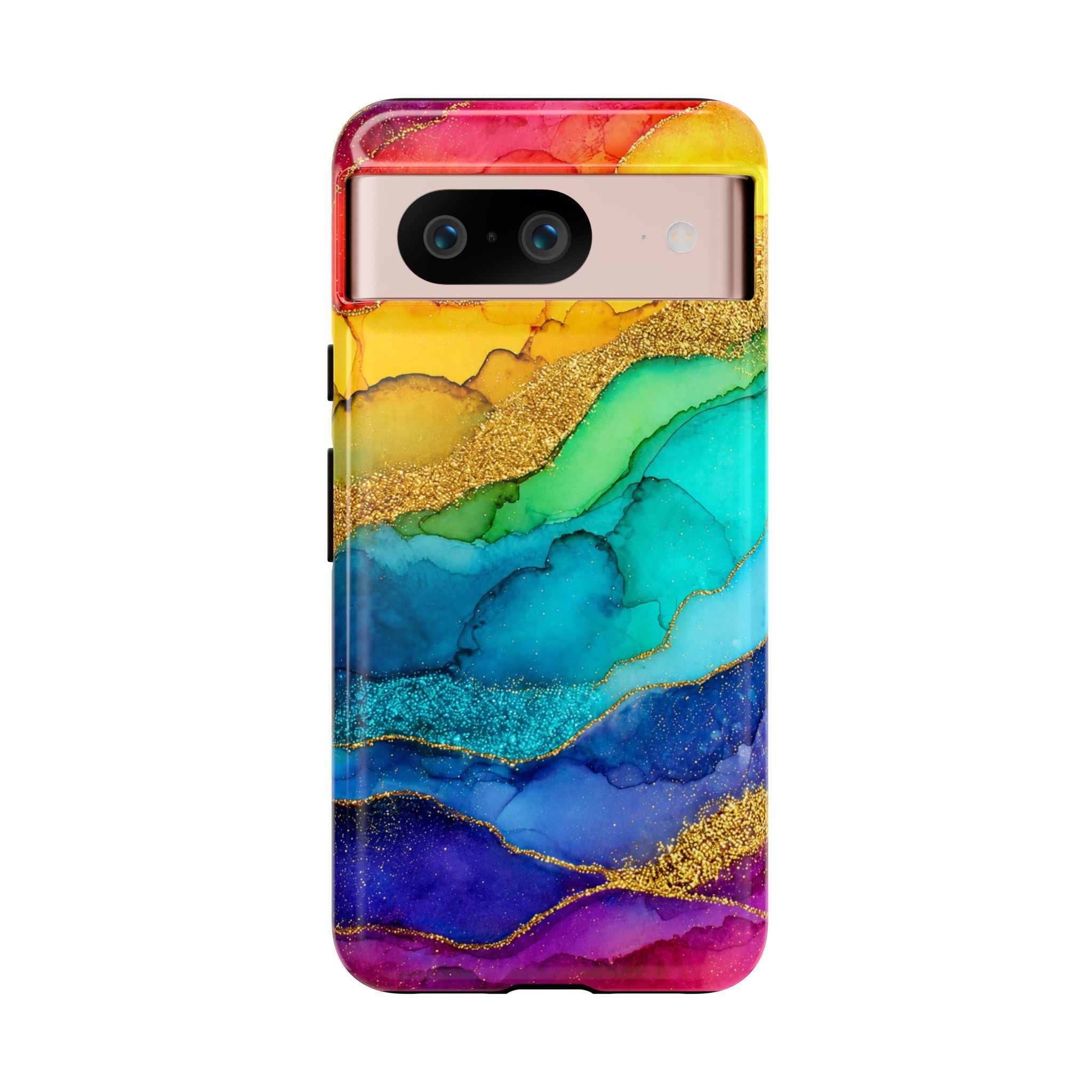 Gold Resin Wave - Phone Case