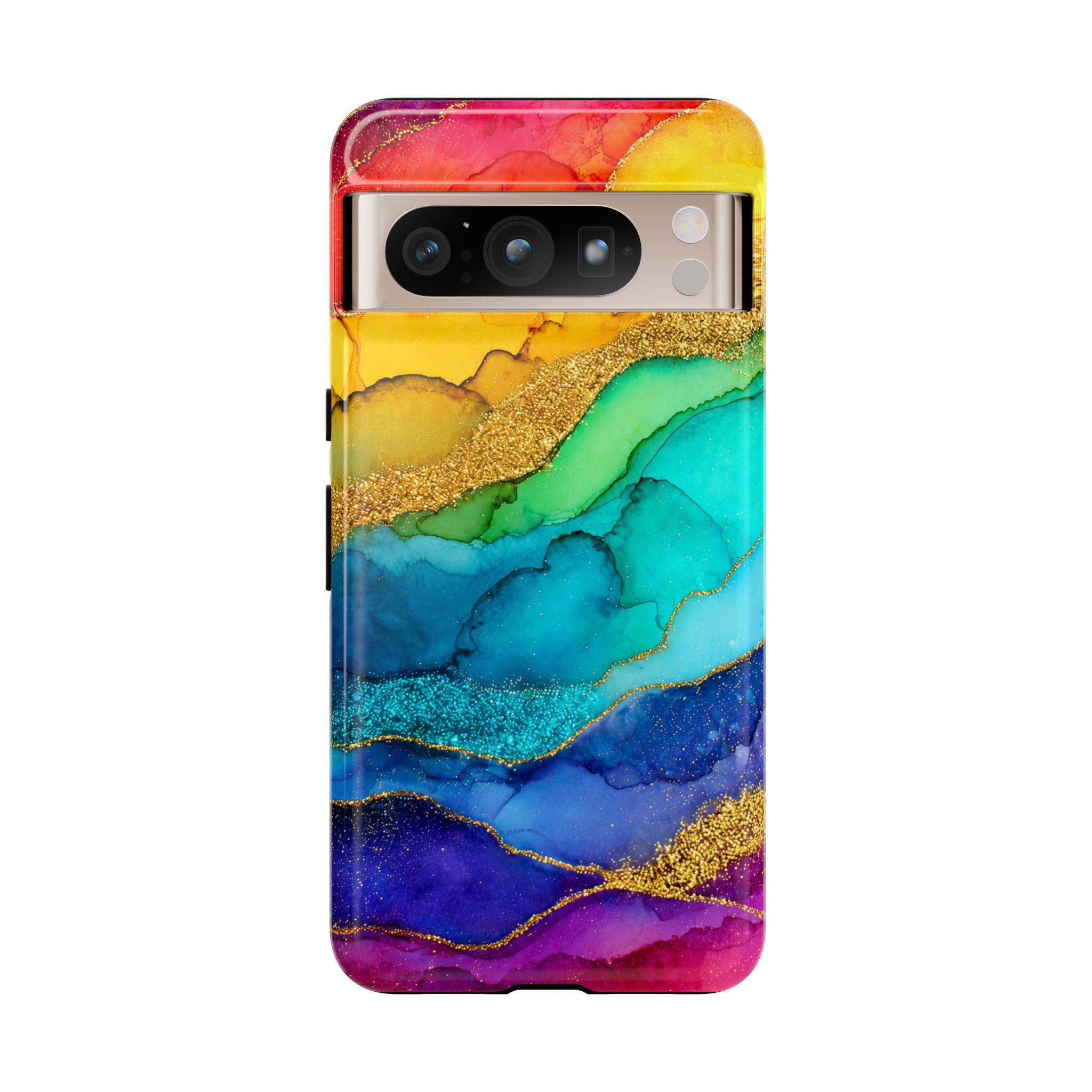 Gold Resin Wave - Phone Case