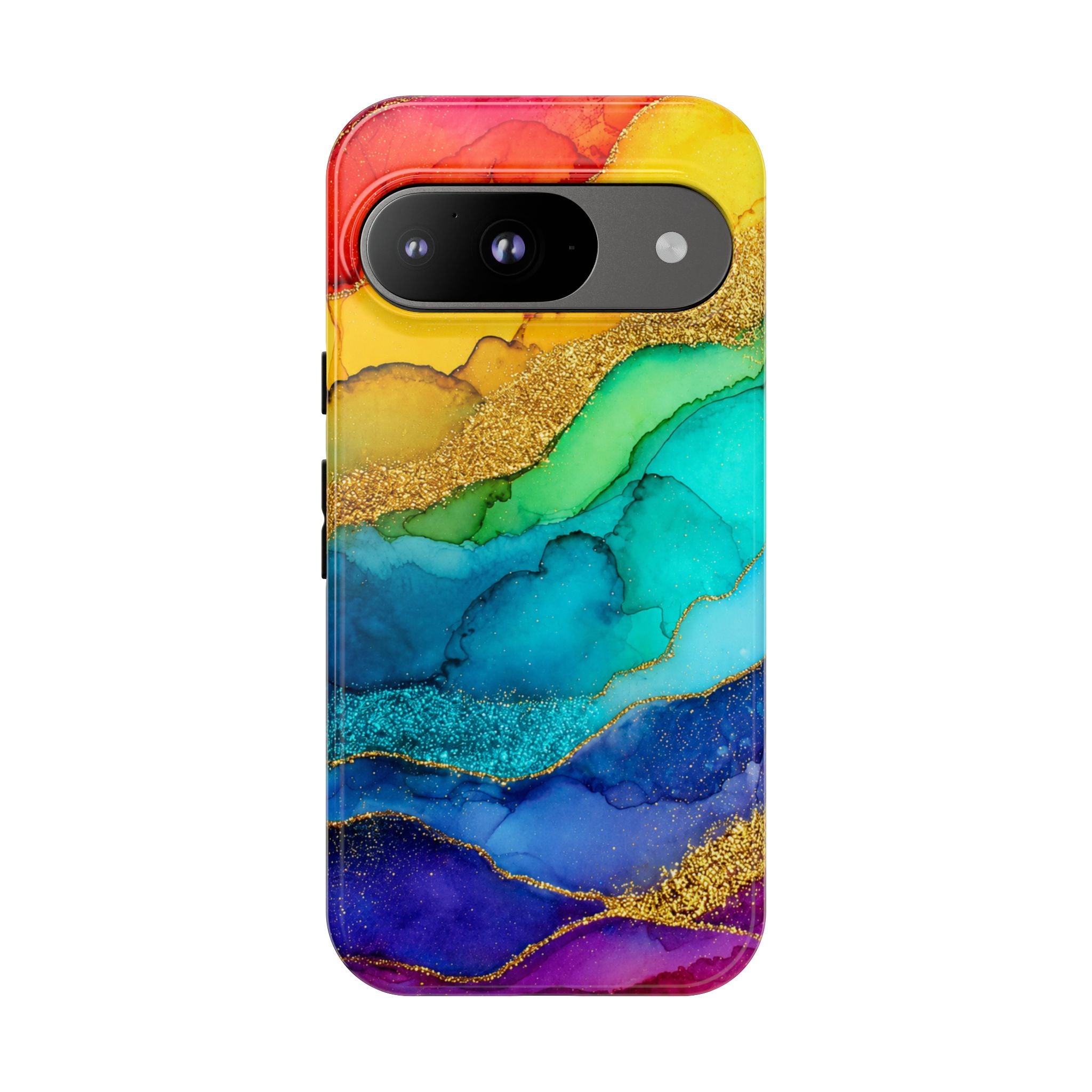 Gold Resin Wave - Phone Case