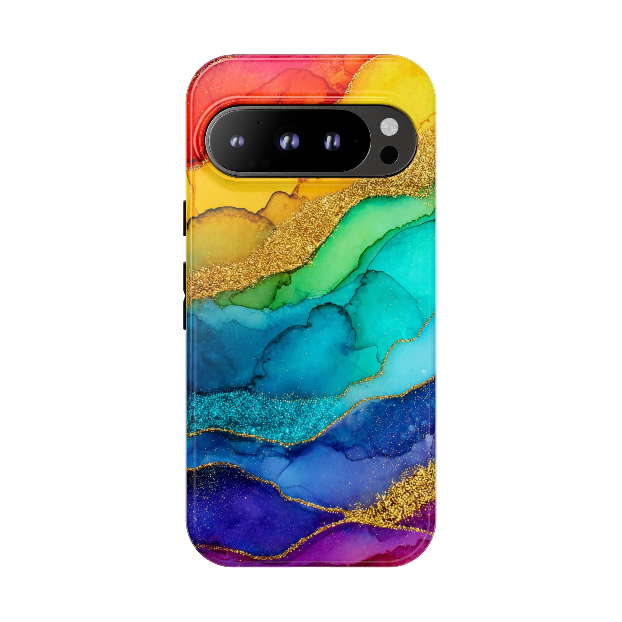 Gold Resin Wave - Phone Case